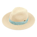 ST850 Tie Dye Band Straw Panama Hat - MiMi Wholesale