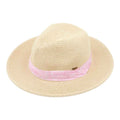 ST850 Tie Dye Band Straw Panama Hat - MiMi Wholesale