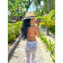 STH04 Ribbon Band Panama Hat - MiMi Wholesale