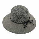 STH08 Two Toned Heathered Cloche Hat - MiMi Wholesale
