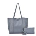 TB20503 Sadie Reversible Tote Bag With Wristlet - MiMi Wholesale