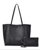 TB20503 Sadie Reversible Tote Bag With Wristlet - MiMi Wholesale