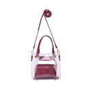 TB20620 Transparent Clear Mini Tote/Crossbody - MiMi Wholesale