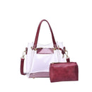 TB20620 Transparent Clear Mini Tote/Crossbody - MiMi Wholesale