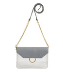 TB28207 Clear Flap Crossbody With Chain Strap - MiMi Wholesale