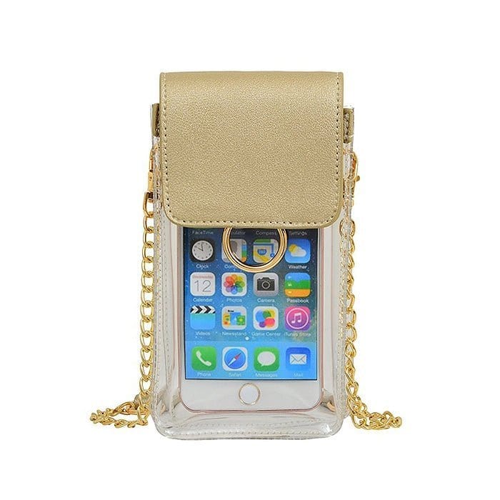 TB28208 Transparent Clear Cell Phone Holder/Crossbody TB28208 Transparent Clear Cell Phone Holder/Crossbody