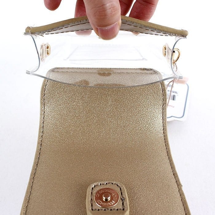 TB28208 Transparent Clear Cell Phone Holder/Crossbody - MiMi Wholesale