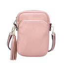 TB29220 Dual Compartment Crossbody w/ Tassel - MiMi Wholesale