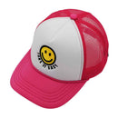 TCB01 Take It Easy Smiley Face Trucker Cap - MiMi Wholesale