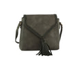 TDM0041 Eliza Square Tassel Crossbody - MiMi Wholesale