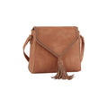 TDM0041 Eliza Square Tassel Crossbody - MiMi Wholesale