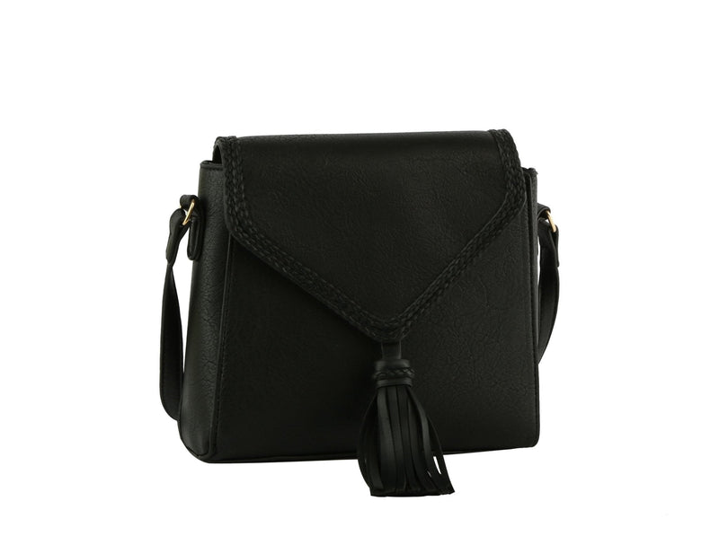 TDM0041 Eliza Square Tassel Crossbody - MiMi Wholesale