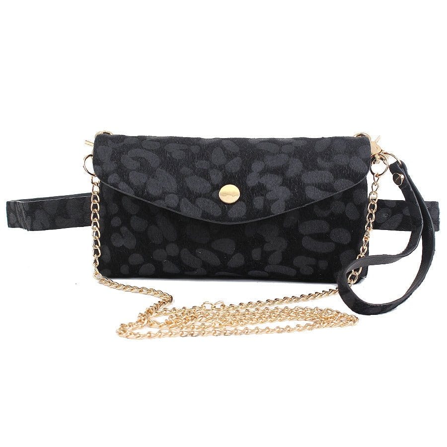 TG10083 Fur Cheetah Convertible Crossbody/Fanny Pack - MiMi Wholesale