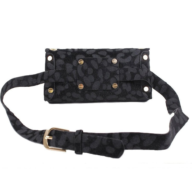 TG10084 Fur Cow Convertible Crossbody/Fanny Pack - MiMi Wholesale