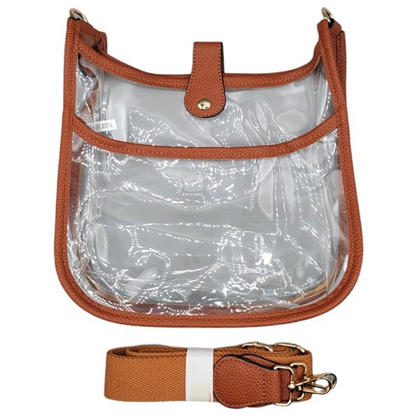 TG10171 Game Day Clear Crossbody Bag - MiMi Wholesale