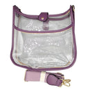 TG10171 Game Day Clear Crossbody Bag - MiMi Wholesale