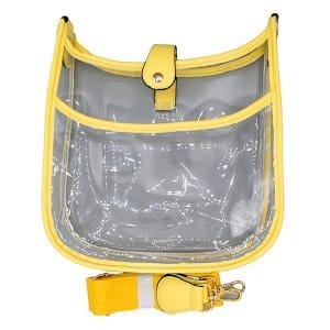 TG10171 Game Day Clear Crossbody Bag - MiMi Wholesale
