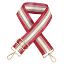 TG10195 Champaign Stripe Adjustable Guitar Strap - MiMi Wholesale