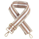 TG10195 Champaign Stripe Adjustable Guitar Strap - MiMi Wholesale