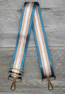 TG10195 Champaign Stripe Adjustable Guitar Strap - MiMi Wholesale