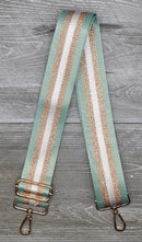 TG10195 Champaign Stripe Adjustable Guitar Strap - MiMi Wholesale