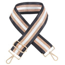 TG10195 Champaign Stripe Adjustable Guitar Strap - MiMi Wholesale