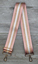 TG10195 Champaign Stripe Adjustable Guitar Strap - MiMi Wholesale
