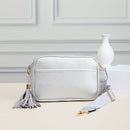 TG10204 Solid Color Tassel Camera Crossbody Bag - MiMi Wholesale