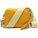 TG10204 Solid Color Tassel Camera Crossbody Bag - MiMi Wholesale