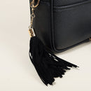 TG10204 Solid Color Tassel Camera Crossbody Bag - MiMi Wholesale