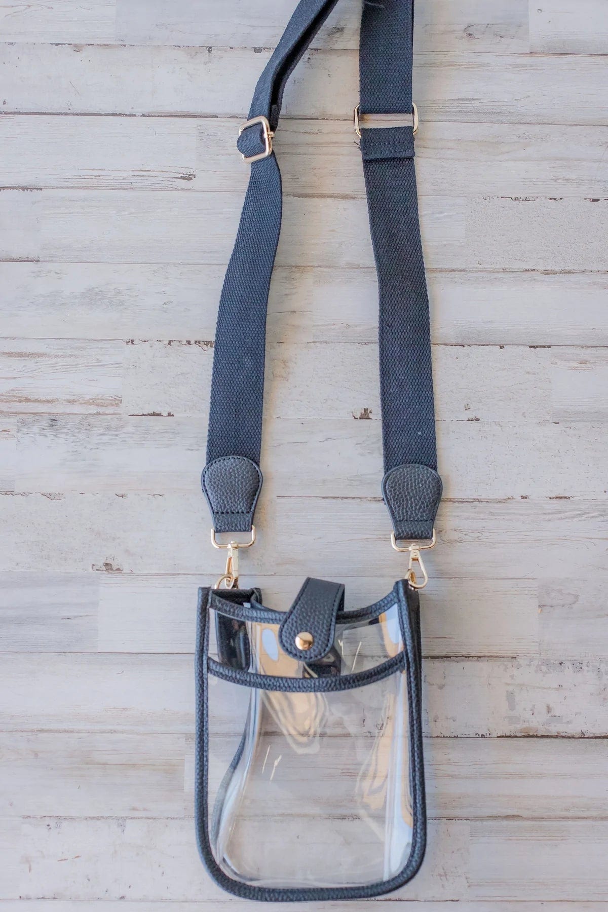 TG10219 Game Day Mini Clear Crossbody Bag - MiMi Wholesale
