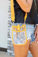 TG10219 Game Day Mini Clear Crossbody Bag - MiMi Wholesale