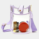 TG10219 Game Day Mini Clear Crossbody Bag - MiMi Wholesale
