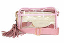 TG10223 Game Day Clear Crossbody Bag - MiMi Wholesale
