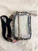 TG10223 Game Day Clear Crossbody Bag - MiMi Wholesale