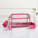 TG10223 Game Day Clear Crossbody Bag - MiMi Wholesale