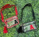 TG10223 Game Day Clear Crossbody Bag - MiMi Wholesale