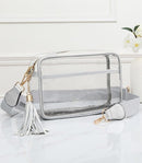 TG10223 Game Day Clear Crossbody Bag - MiMi Wholesale