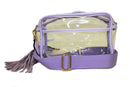 TG10223 Game Day Clear Crossbody Bag - MiMi Wholesale