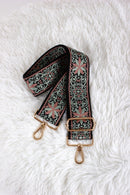TG10236 SS050F Flower Pattern Adjustable Guitar Strap - MiMi Wholesale