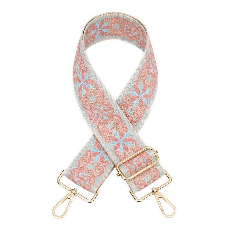 TG10236 SS050F Flower Pattern Adjustable Guitar Strap - MiMi Wholesale