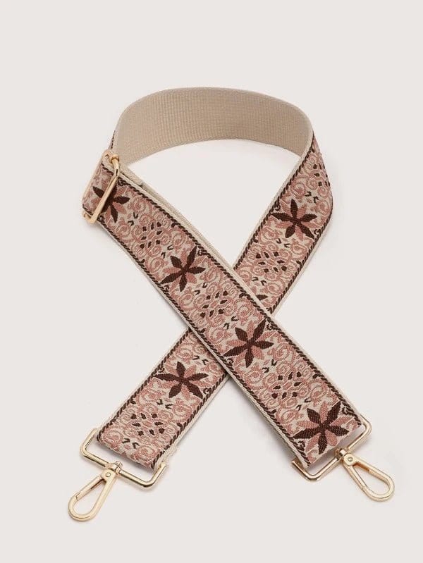TG10236 SS050F Flower Pattern Adjustable Guitar Strap - MiMi Wholesale