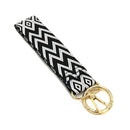 TG10268 Herringbone Patterned Wristband Keychain - MiMi Wholesale