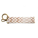 TG10268 Herringbone Patterned Wristband Keychain - MiMi Wholesale