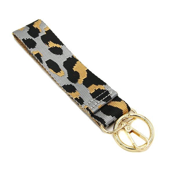 TG10269 TG10271 Animal Leopard Printed Wristband Keychain - MiMi Wholesale