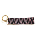 TG10272 Color Patterned Wristband Keychain - MiMi Wholesale