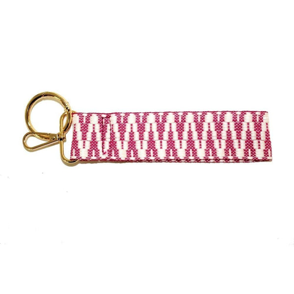 TG10272 Color Patterned Wristband Keychain - MiMi Wholesale