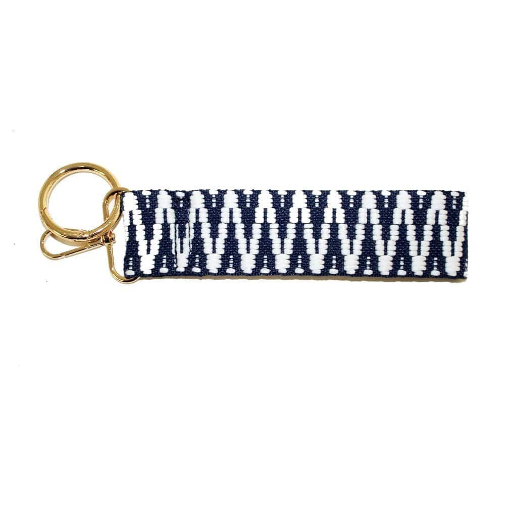 TG10272 Color Patterned Wristband Keychain - MiMi Wholesale