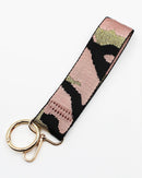 TG10274 Shimmer Camo Keychain Wristlet - MiMi Wholesale