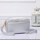 TG10281 Grace Front Pocket Double Zipper Crossbody Bag - MiMi Wholesale